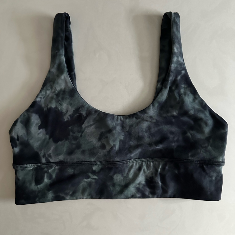 lululemon Black Tie-Dye Sports Bra